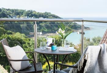 This spot is perfect for grabbing a morning cuppa and taking in the refreshing sea air.