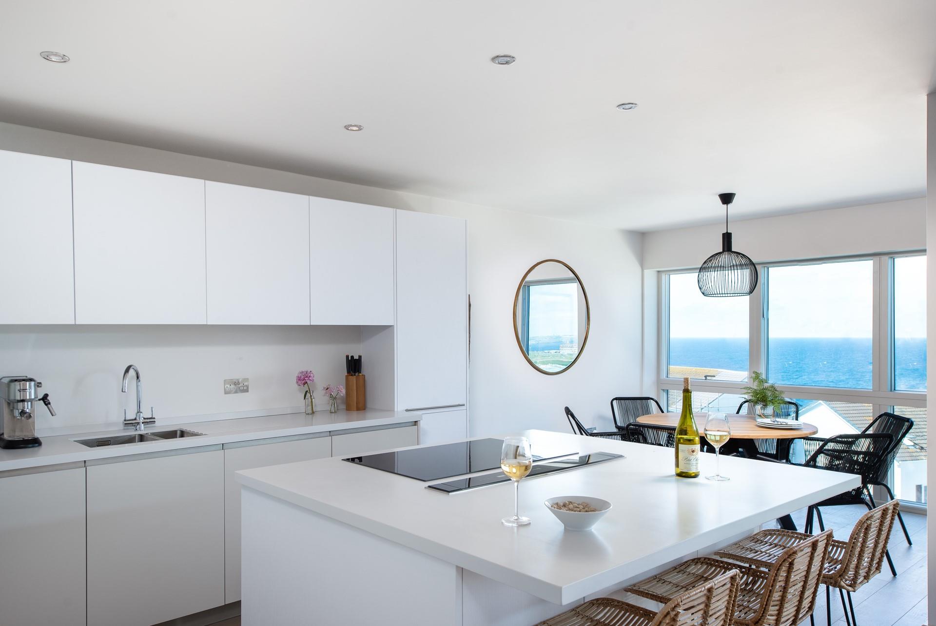 Pour yourself a glass of wine and enjoy the views.