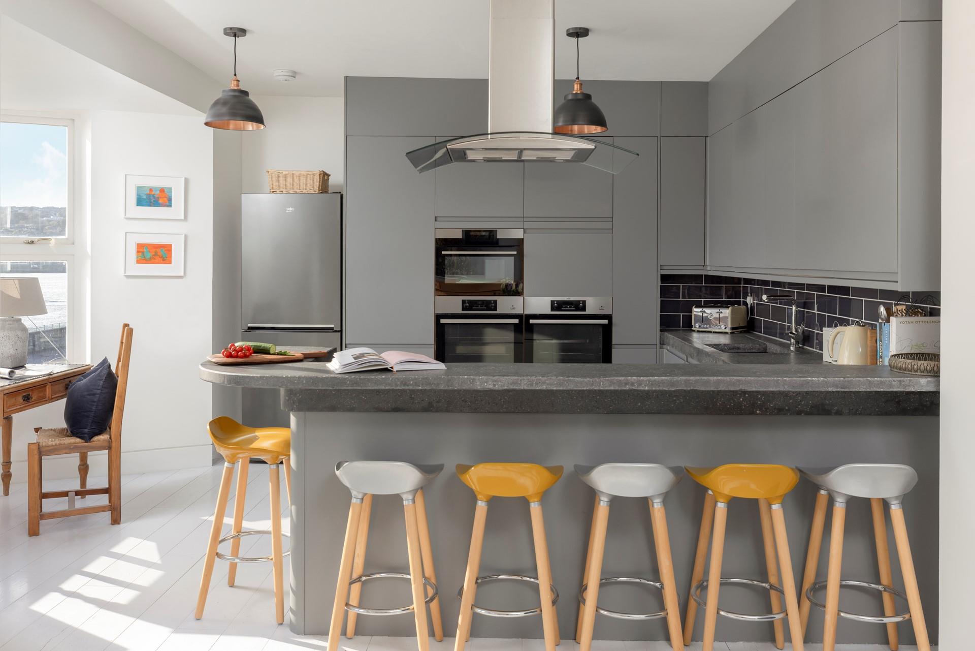 Enjoy sea views as you cook!