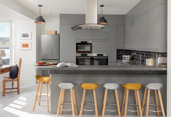 Enjoy sea views as you cook!