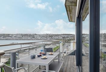 Al fresco dining is a must with these views!