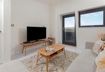 Enjoy family movie night after a busy day on the beach.