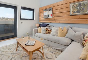 There's plenty of space for all the family to relax with two lounge areas.