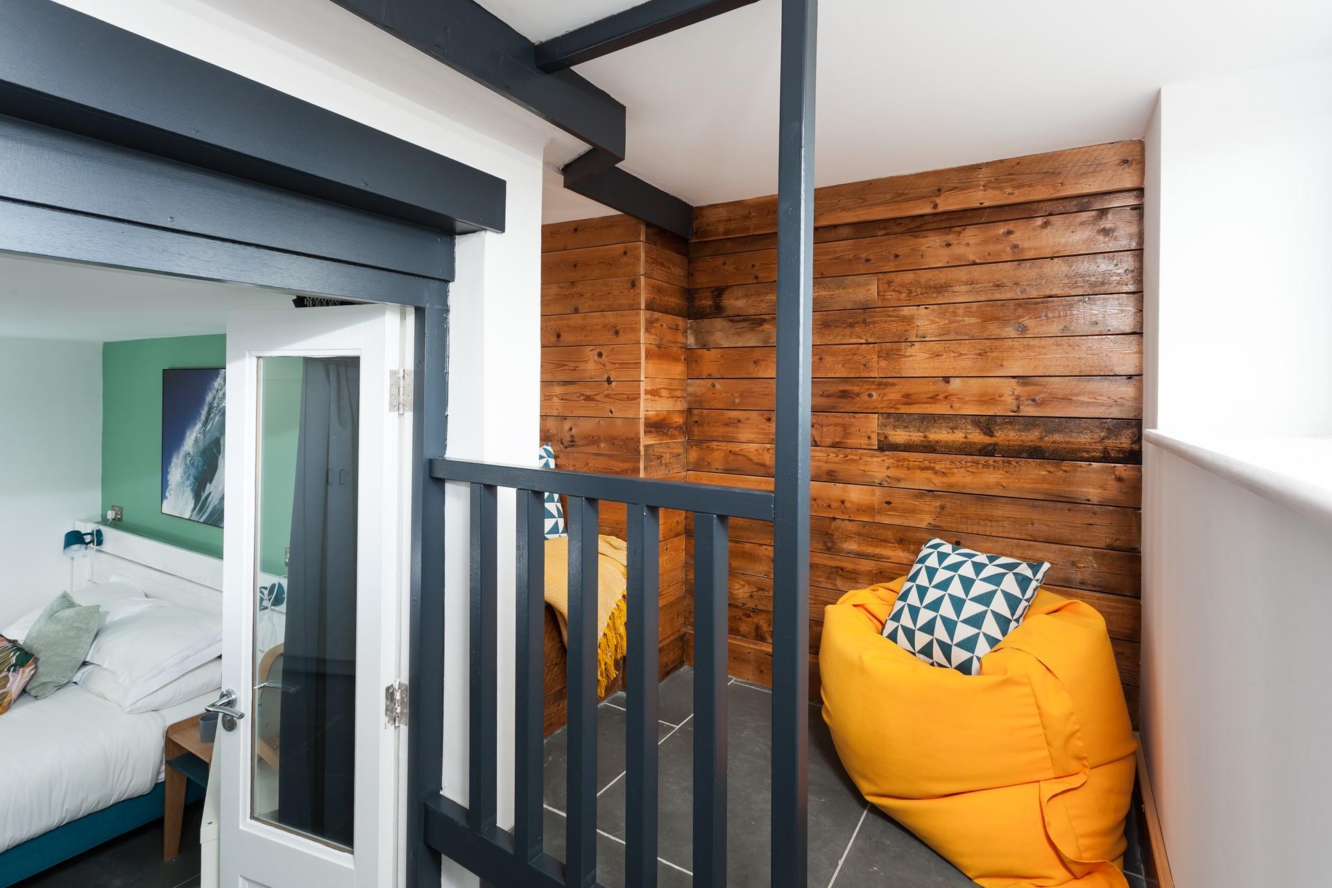 The snug makes for the perfect spot to get stuck into a good book.