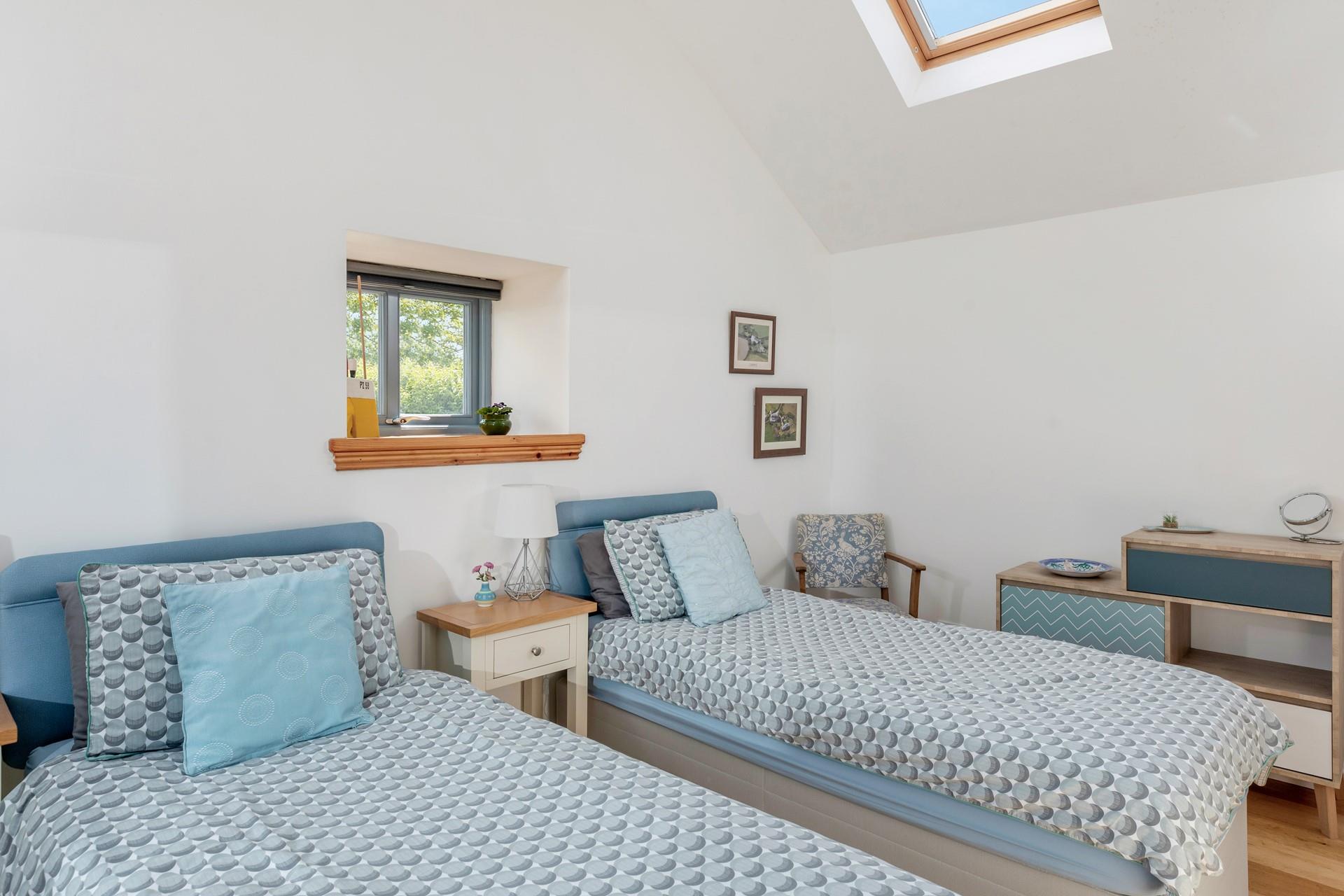 Tuck into the twin beds after a busy day of exploring.