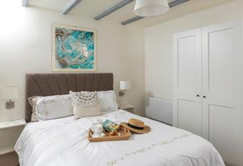 Drift into a dreamy night's sleep after a busy day of exploring St Ives.