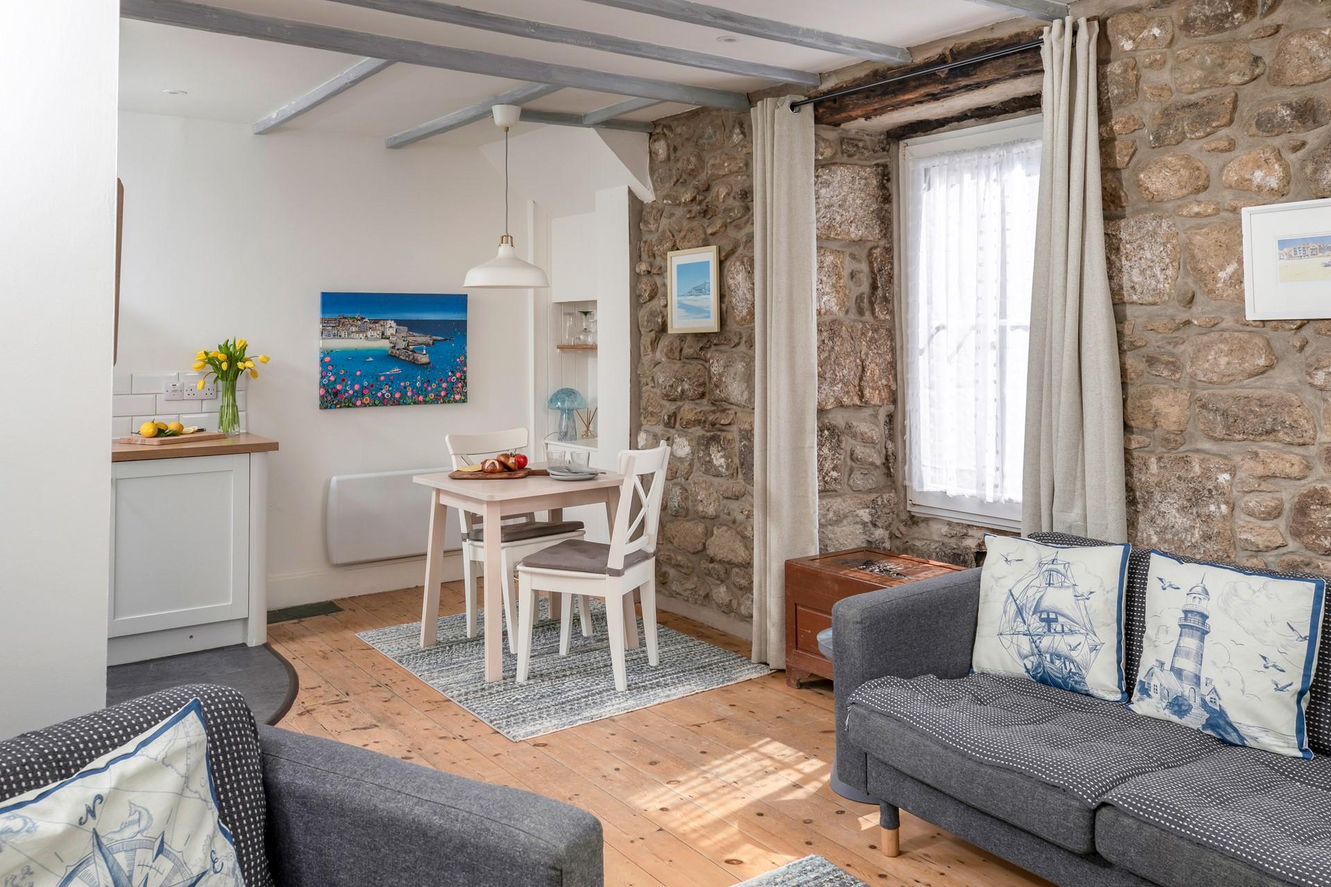 Relax in the sitting room after spending the day on the beach.