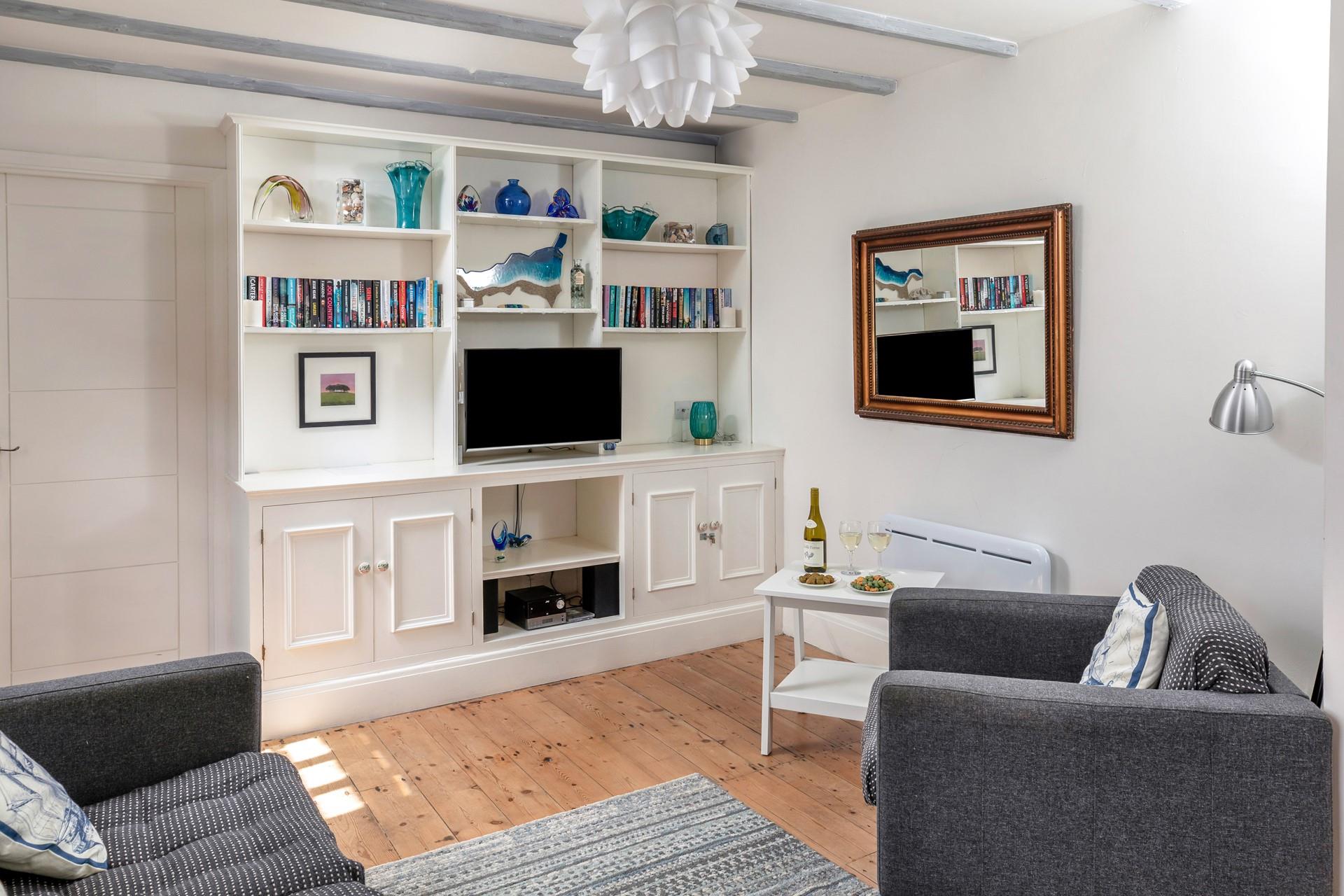 Number One has been beautifully finished to provide a comfortable place to stay for two.