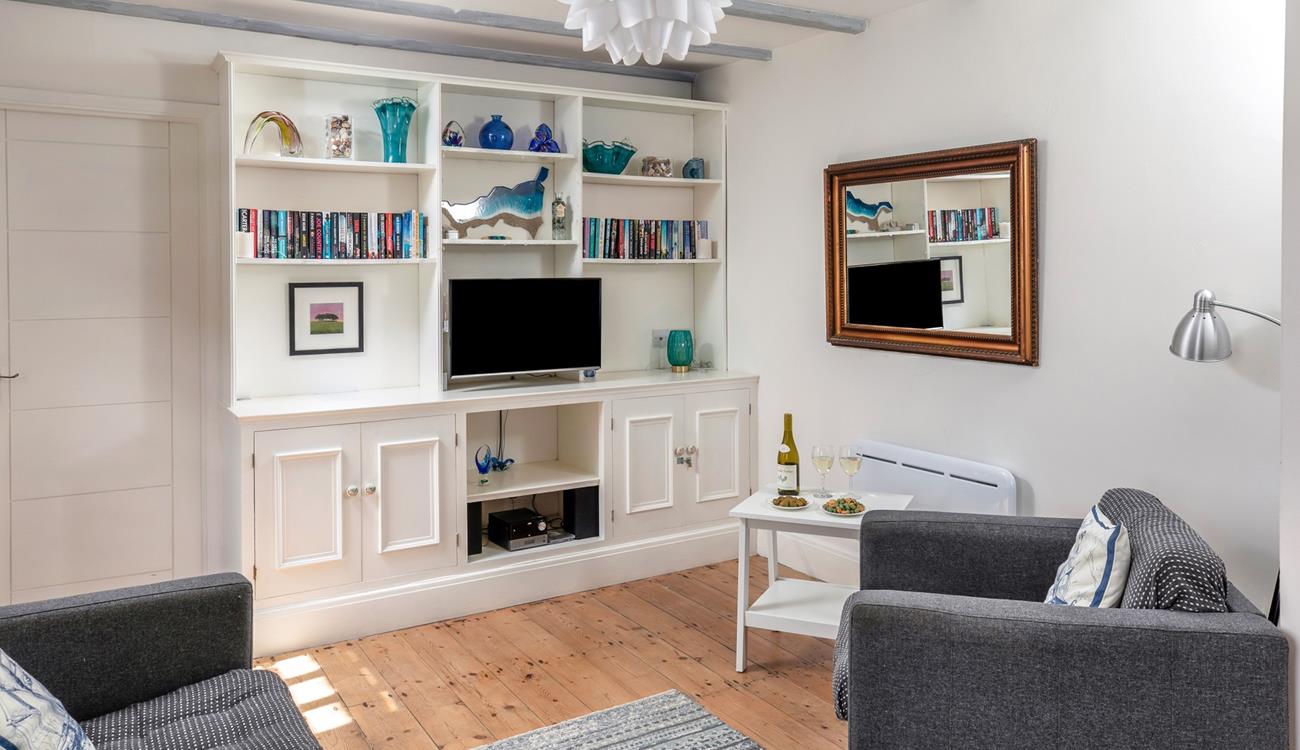 Number One has been beautifully finished to provide a comfortable place to stay for two.