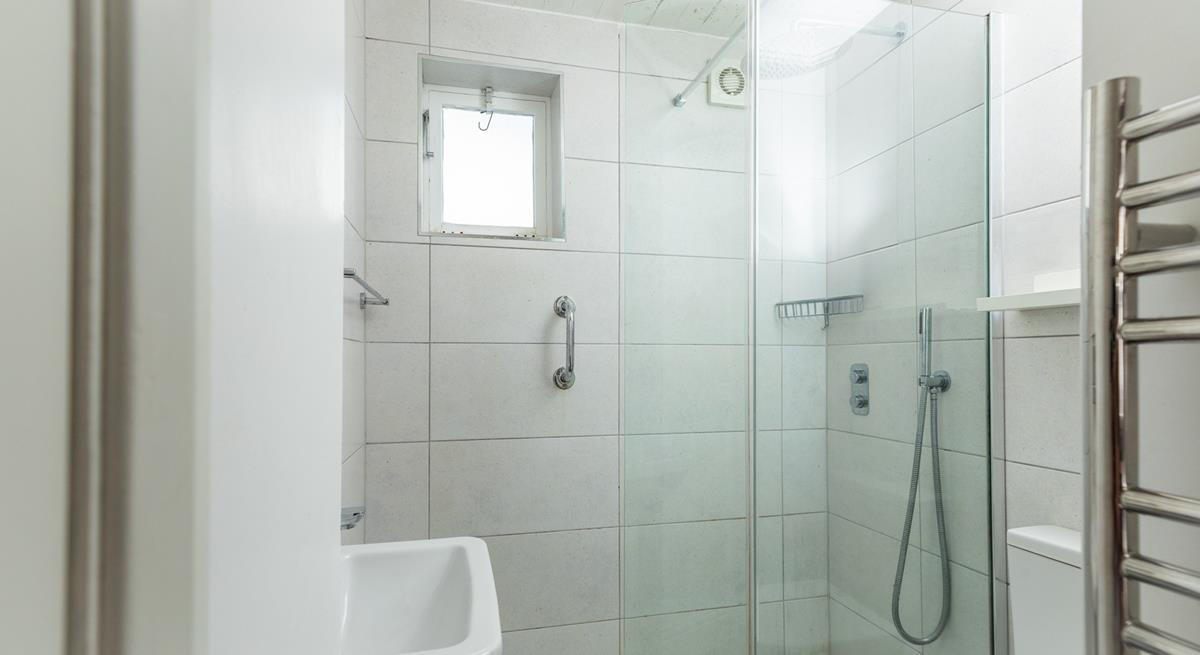 Wash off sandy toes and salty hair in the shower.