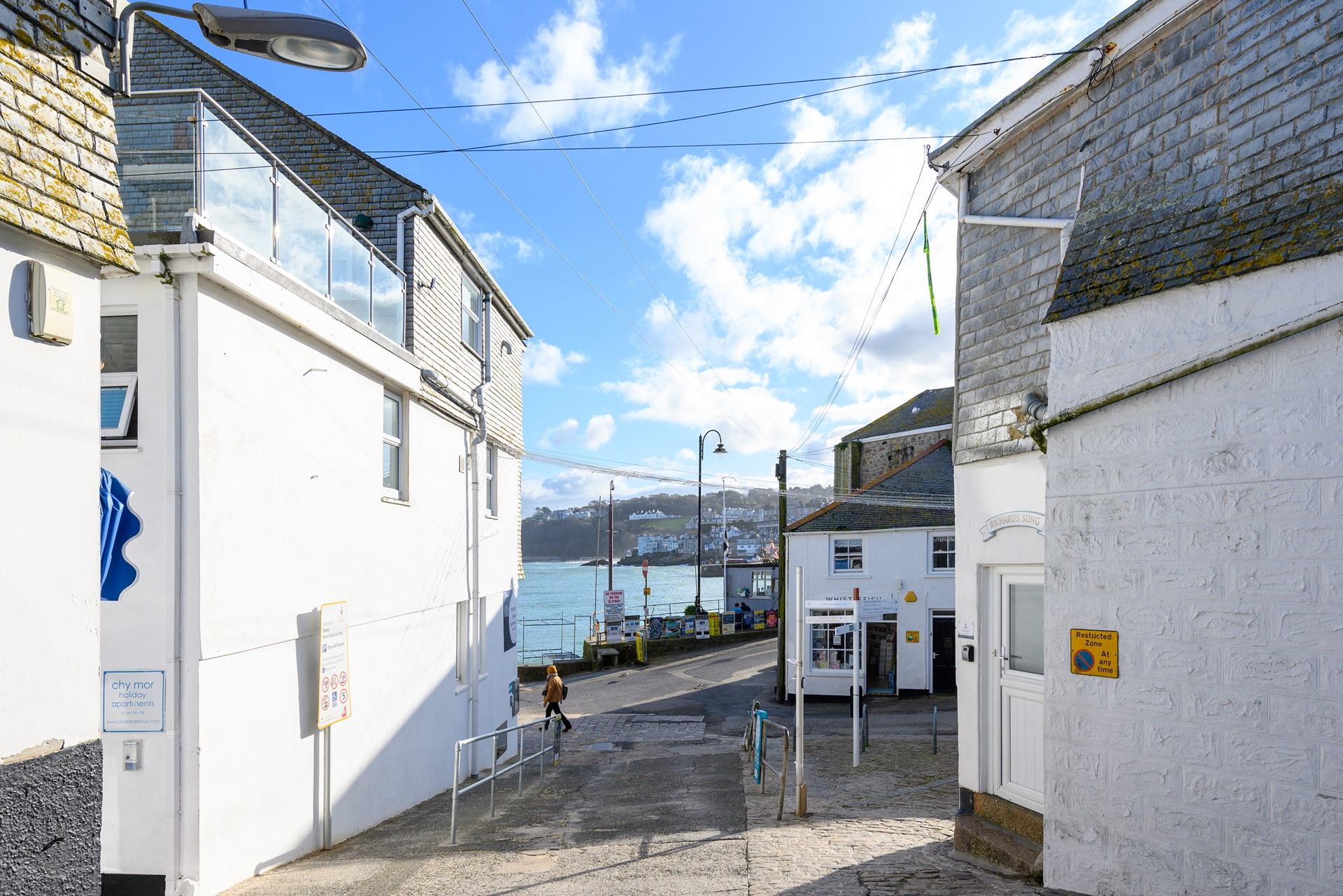 You'll never be far from the sea when exploring St Ives' quaint streets. 