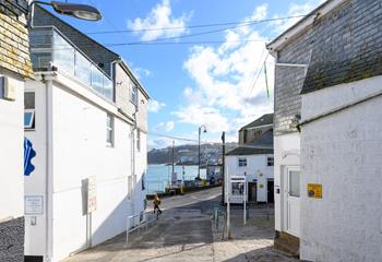 You'll never be far from the sea when exploring St Ives' quaint streets. 