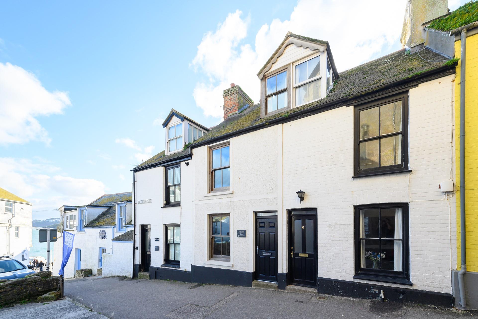 You can be on the harbour front, gazing at the bright, blue, sea within seconds of leaving your front door. 