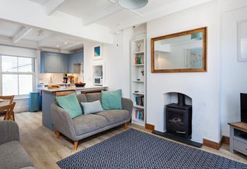 Relax and unwind in the cosy and comfortable living area.