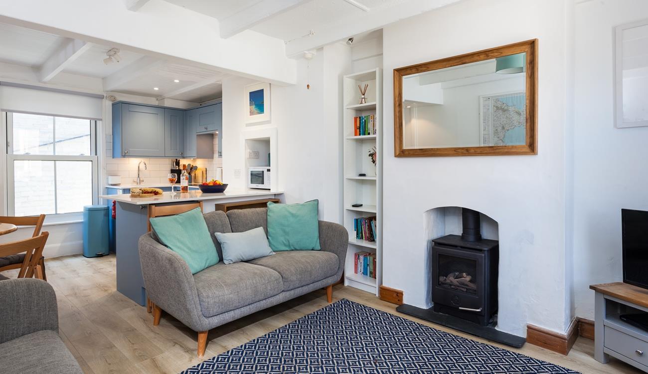 Relax and unwind in the cosy and comfortable living area.