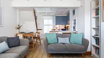 The open plan living area is perfect for socialising with the family.