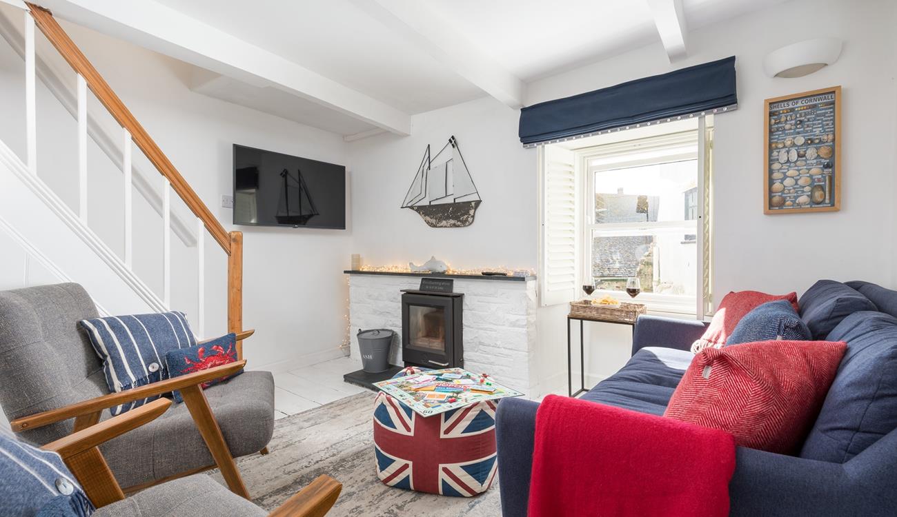 In the heart of St Ives, Mermaid Cottage blends traditional features with modern comforts.