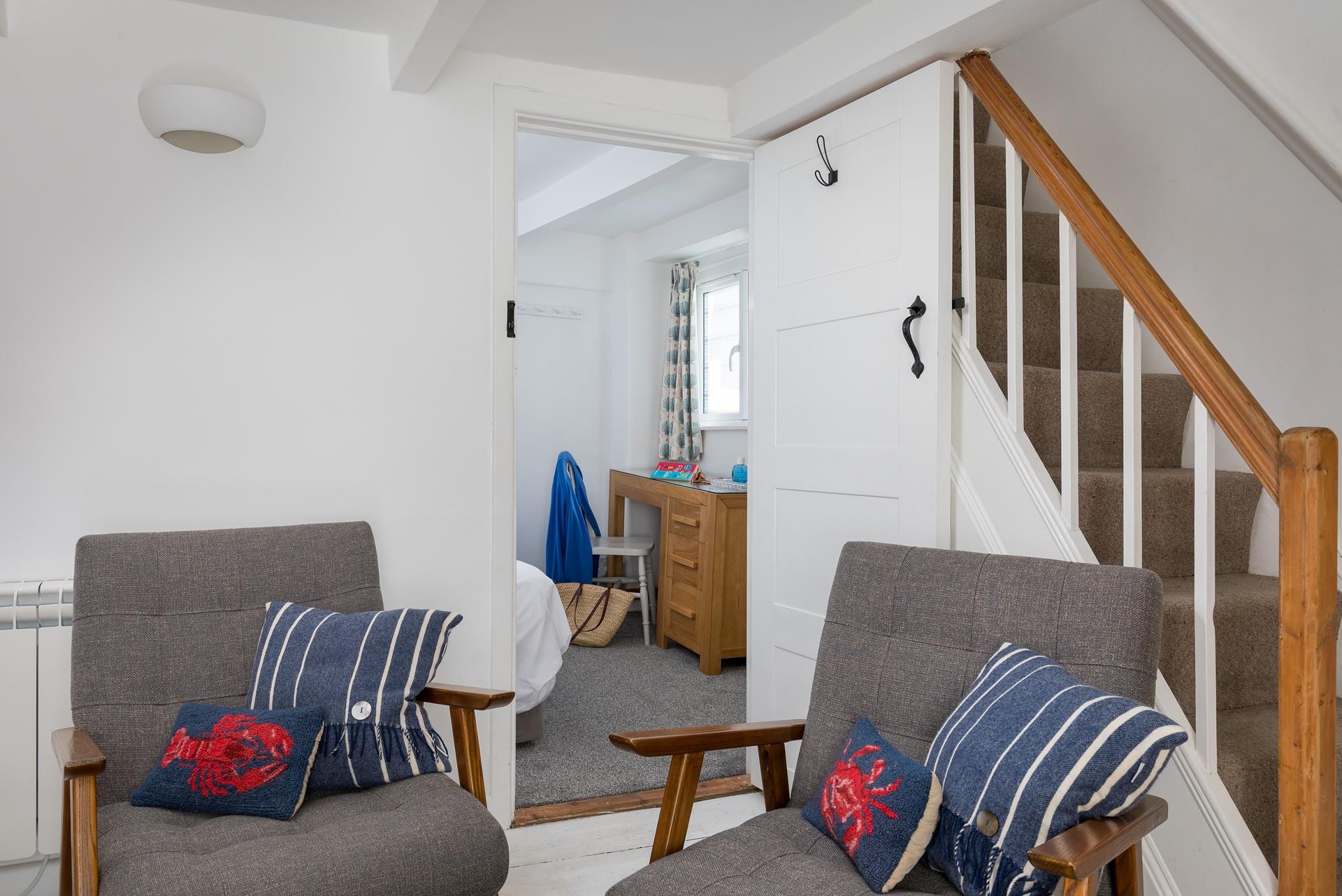 After a blustery beach walk, come back to your cosy cottage to warm up.