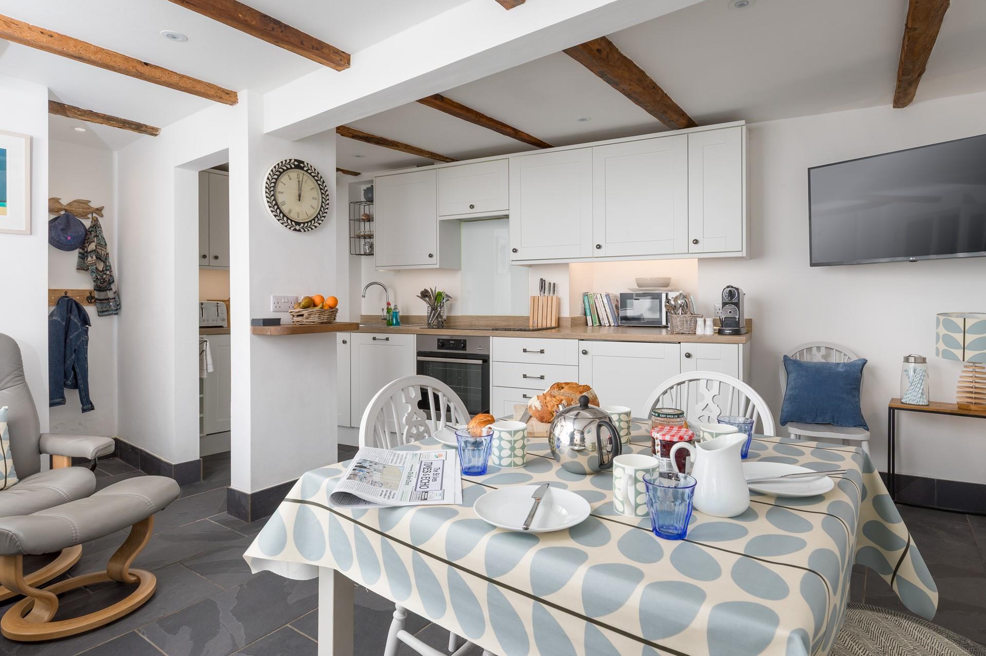 You'll find lots of cosy corners in the cottage.