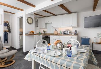 You'll find lots of cosy corners in the cottage.