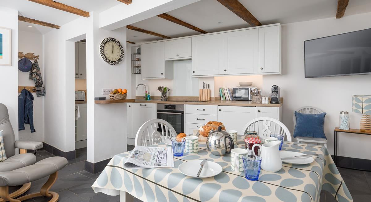 You'll find lots of cosy corners in the cottage.