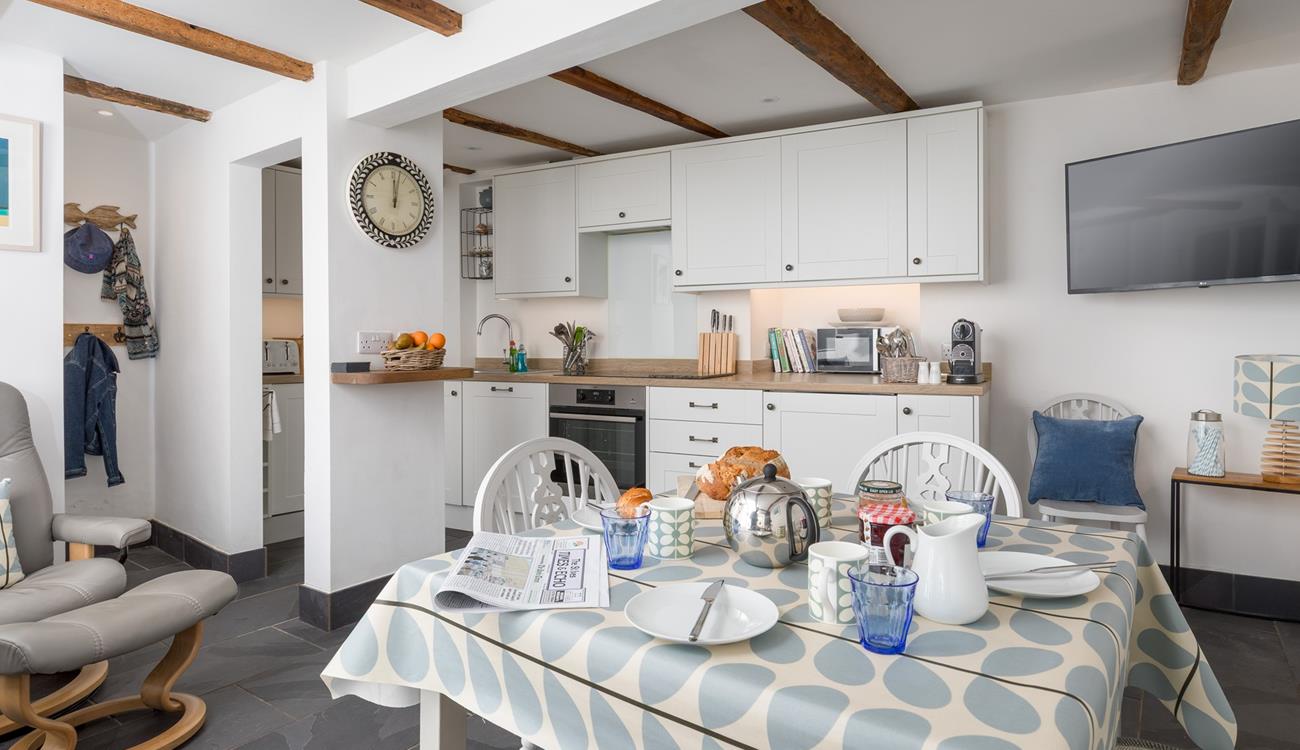 You'll find lots of cosy corners in the cottage.