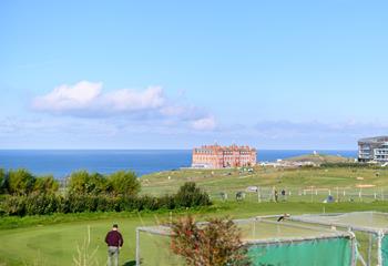 Newquay Golf Course is right on the doorstep, perfect for a round of golf with a view.