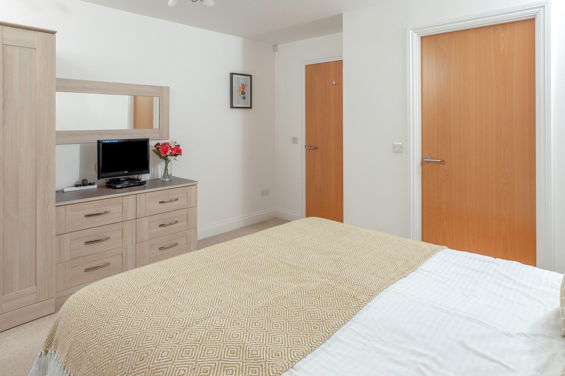 You'll find plenty of space for storing your holiday wardrobe.