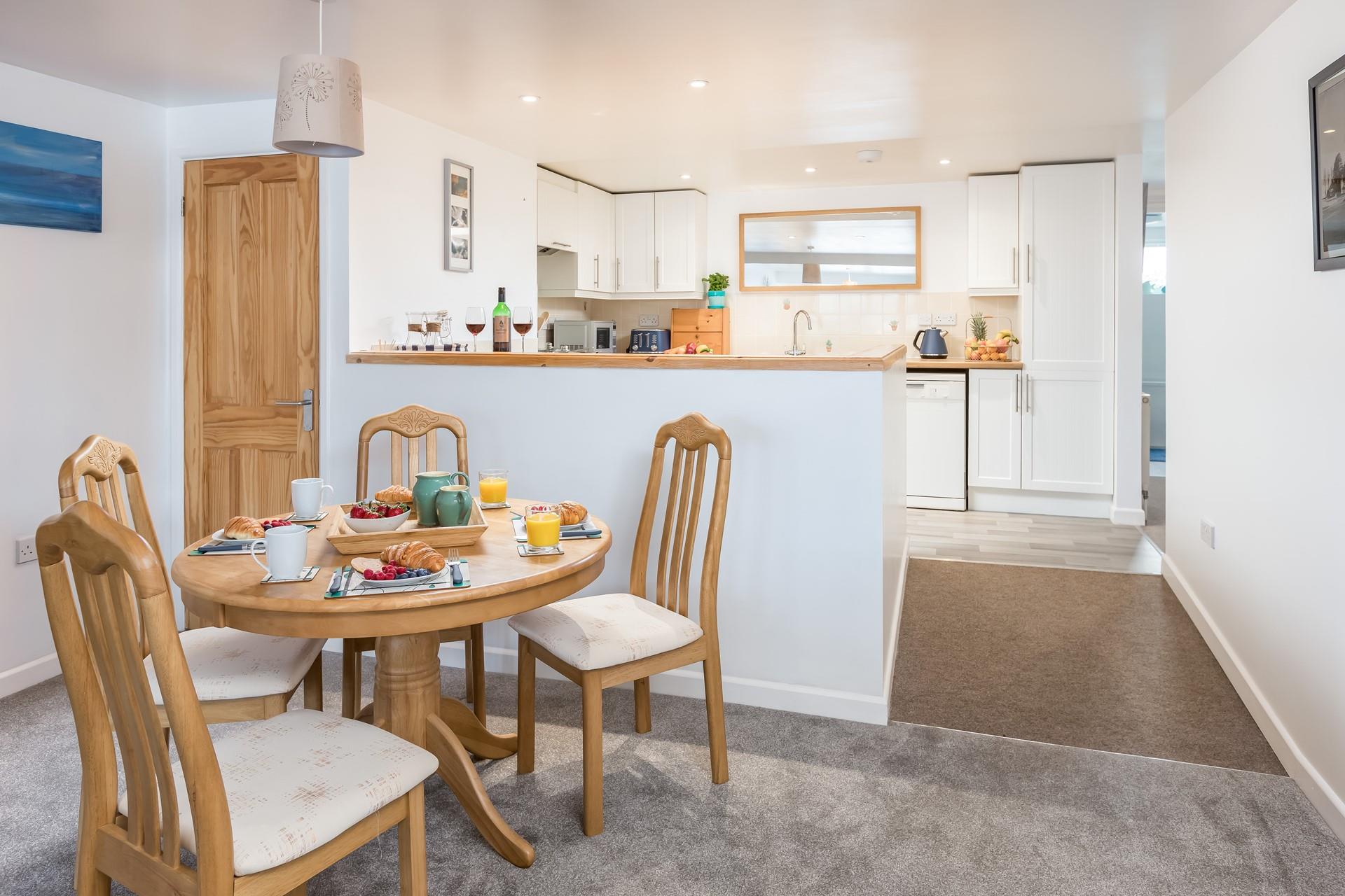 The open plan living space means you can cook whilst still entertaining with the rest of the family.