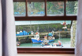 It is easy to while away the hours with the fascinating hustle and bustle of this working harbour!