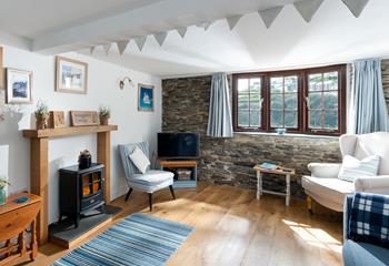 Steeped in history, this 18th-century cottage clings to the cliffside and offers incredible views over the harbour.