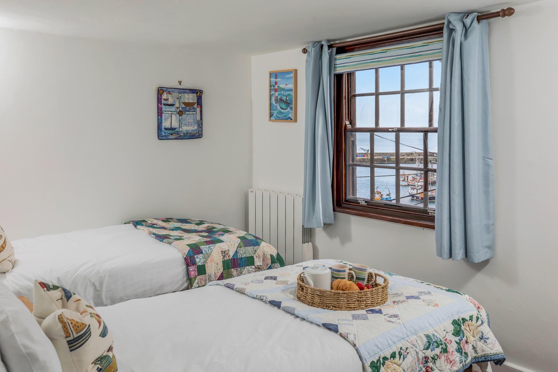 Wake up to the sounds of the seaside.