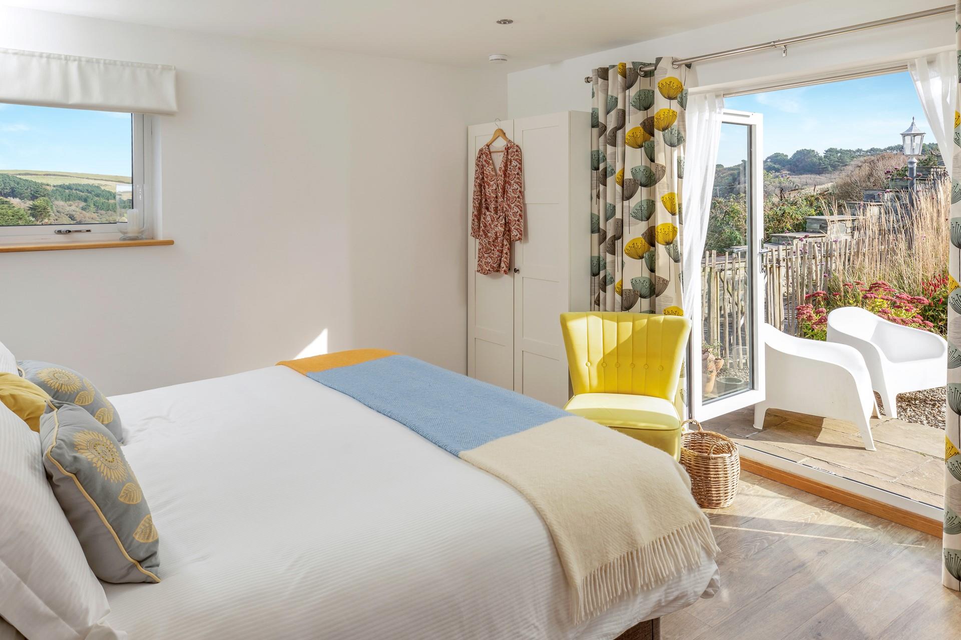 Wake up and open the patio doors to let the gentle sounds of the ocean in.