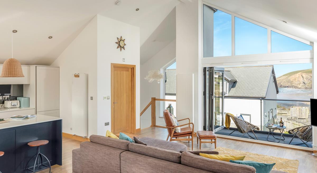 There's plenty of space for all your family to relax and enjoy the views.