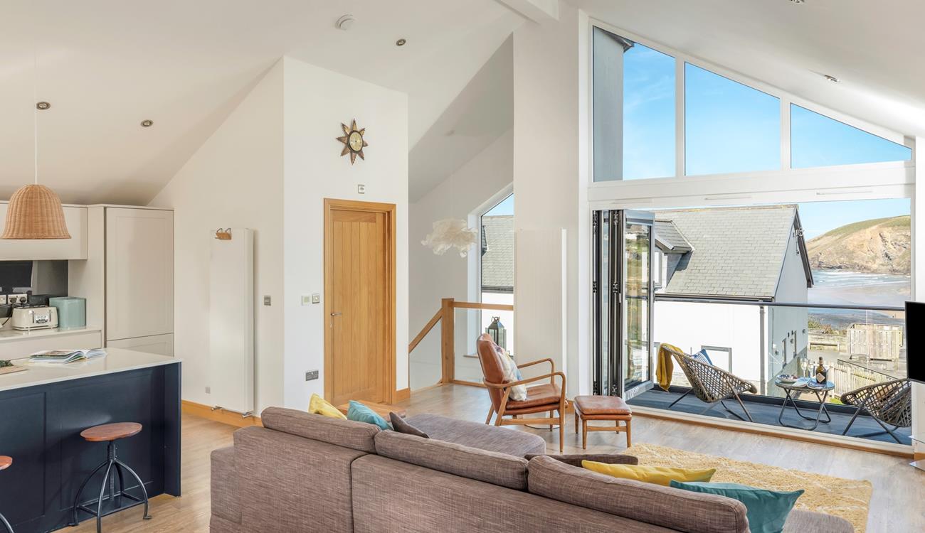 There's plenty of space for all your family to relax and enjoy the views.