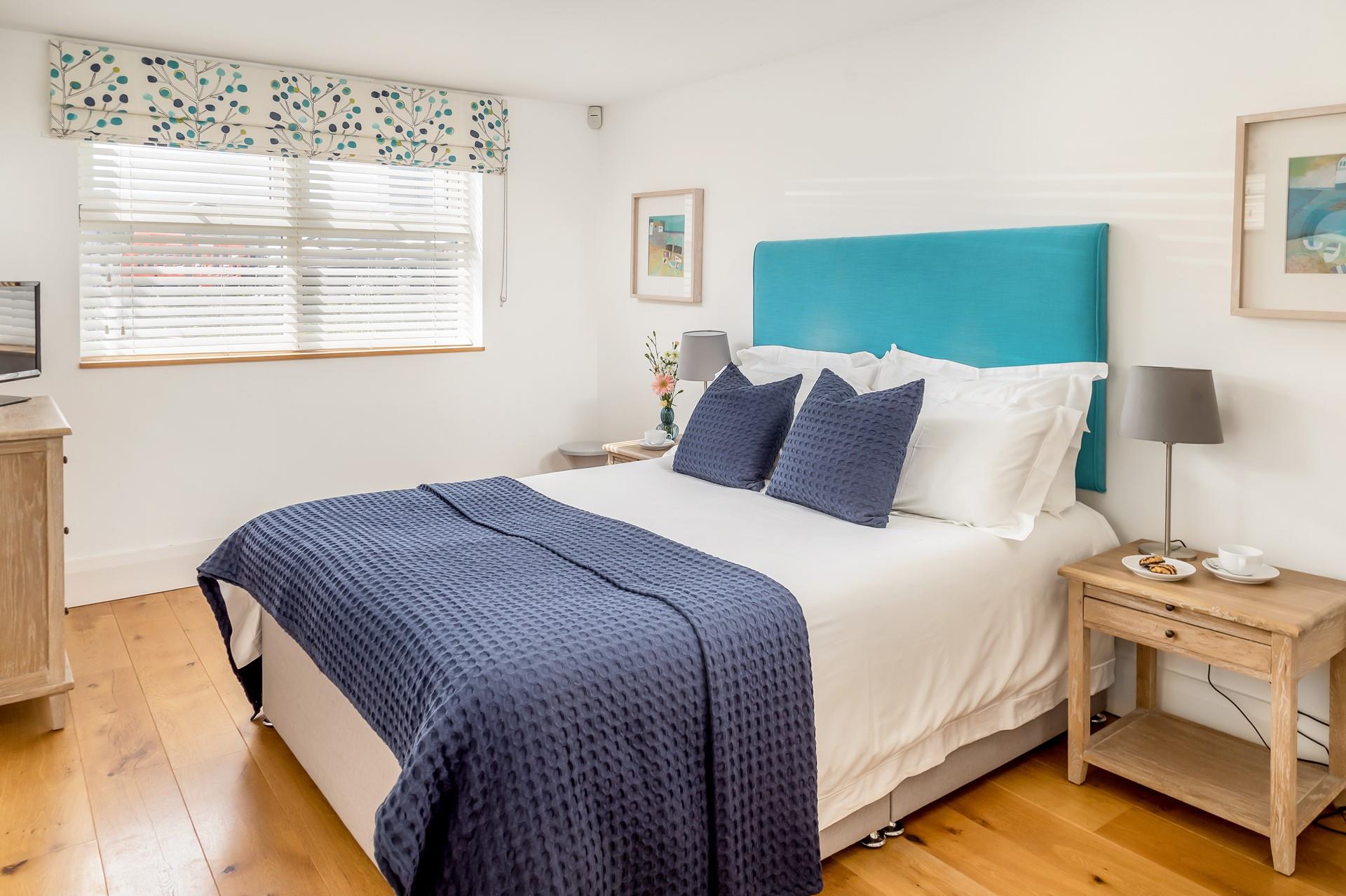 Climb into bed with your favourite hot drink and watch some TV before sinking into a comfortable night's sleep.