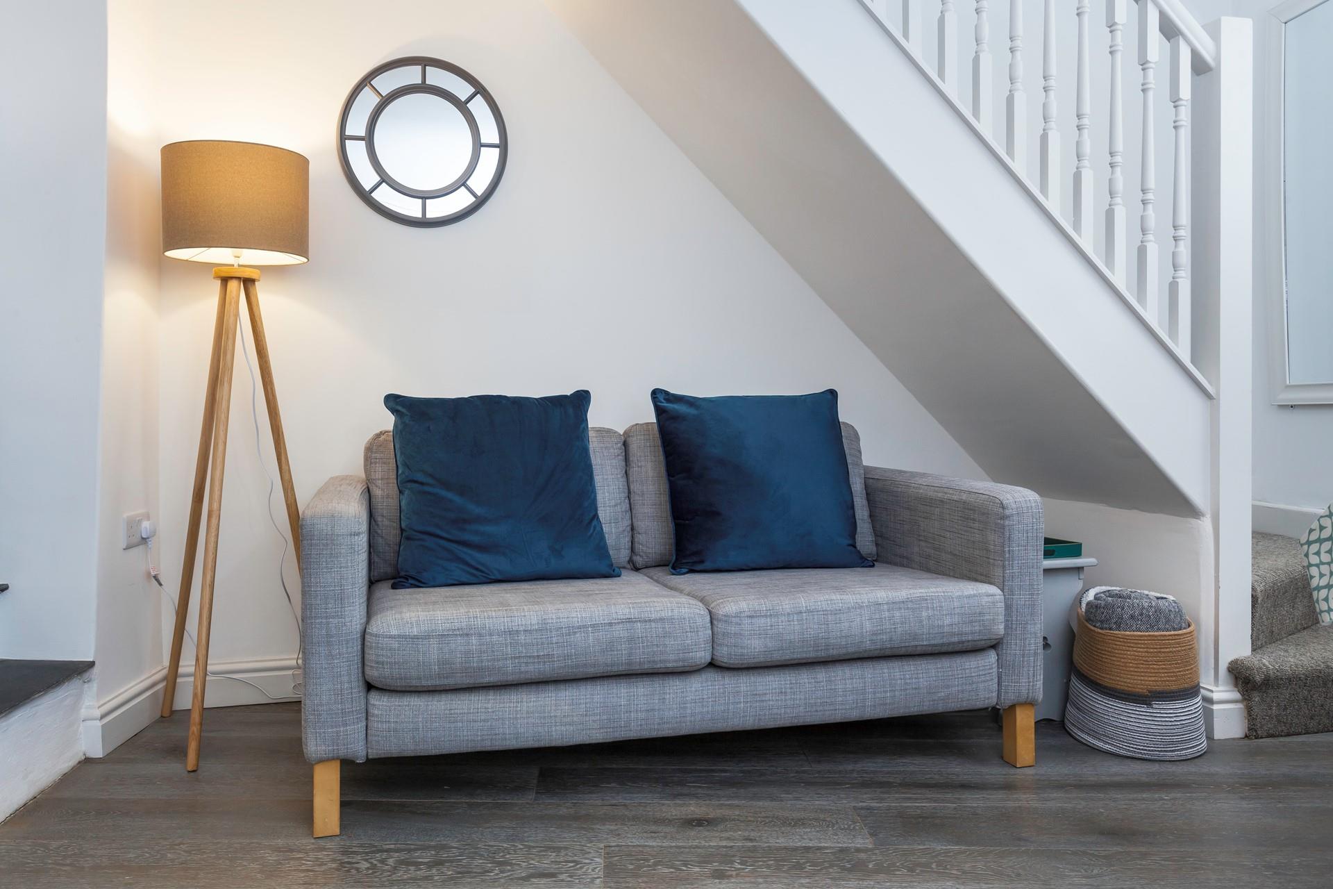 We love the stunning theme of greys, blues and teal colours flowing throughout the property. 