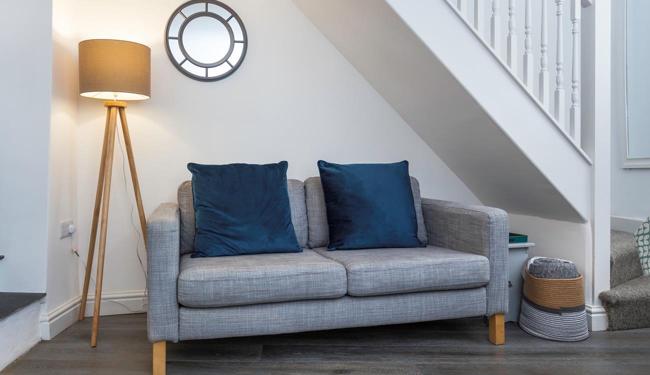 We love the stunning theme of greys, blues and teal colours flowing throughout the property. 