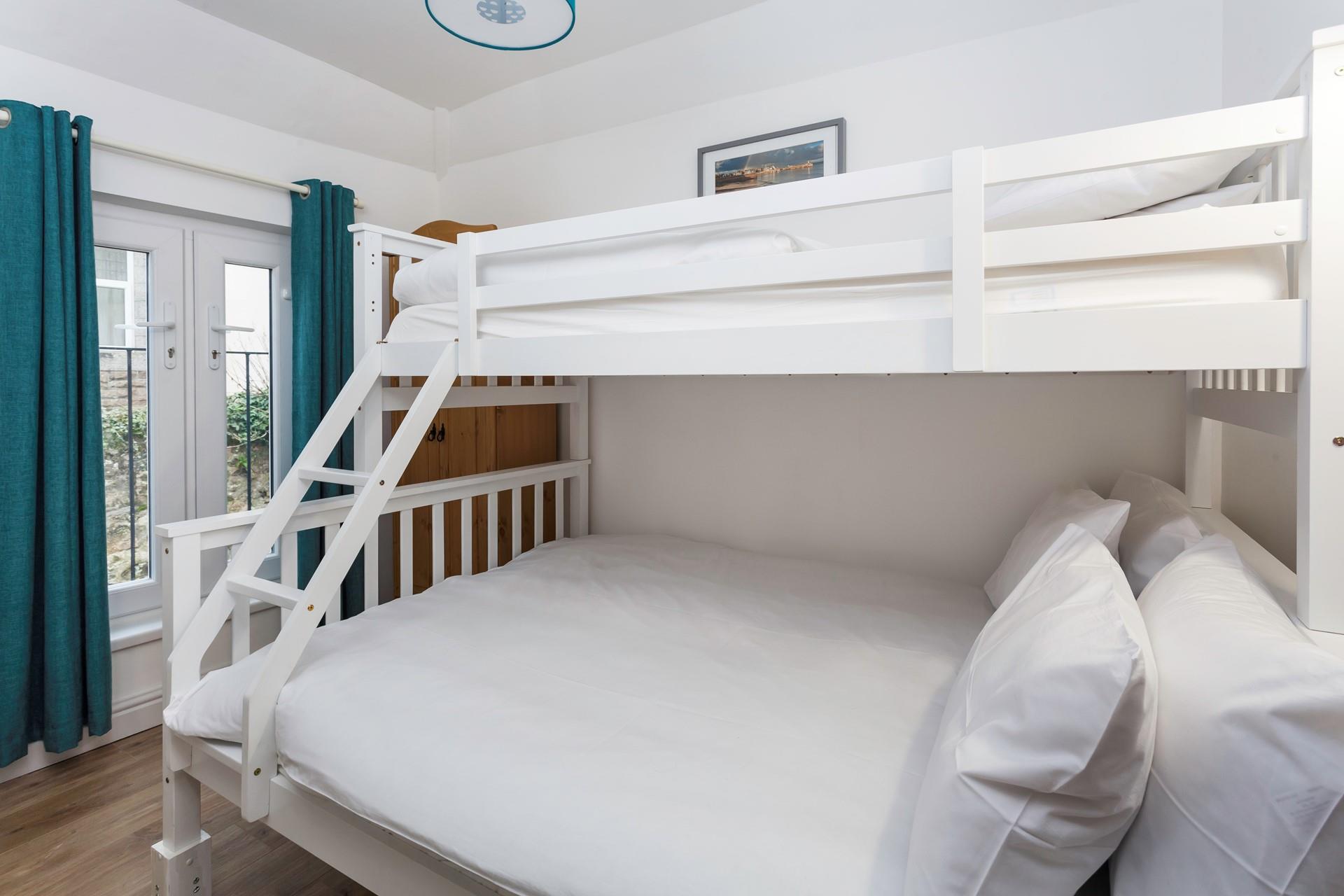 Each bedroom is fitted with USB charging points, for convenience. 