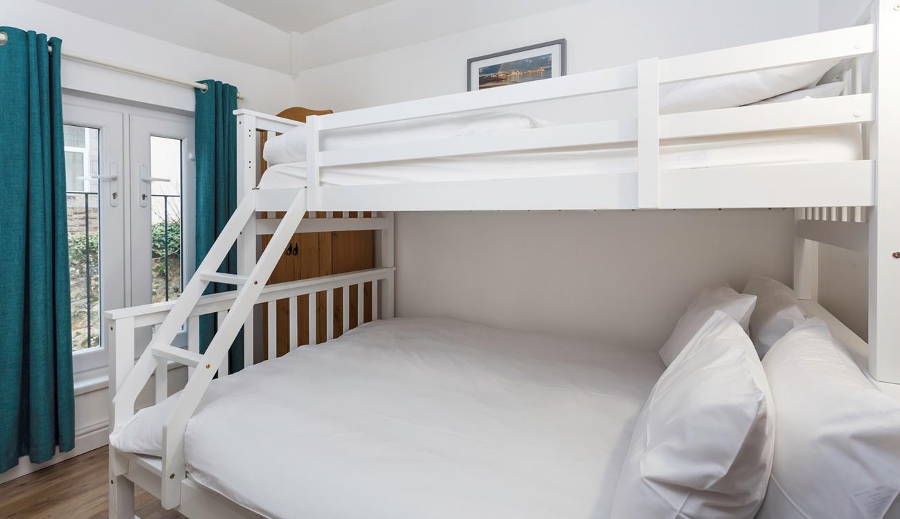 Each bedroom is fitted with USB charging points, for convenience. 