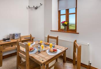 Enjoy rolling countryside views from the dining room whilst you tuck into a hearty breakfast.