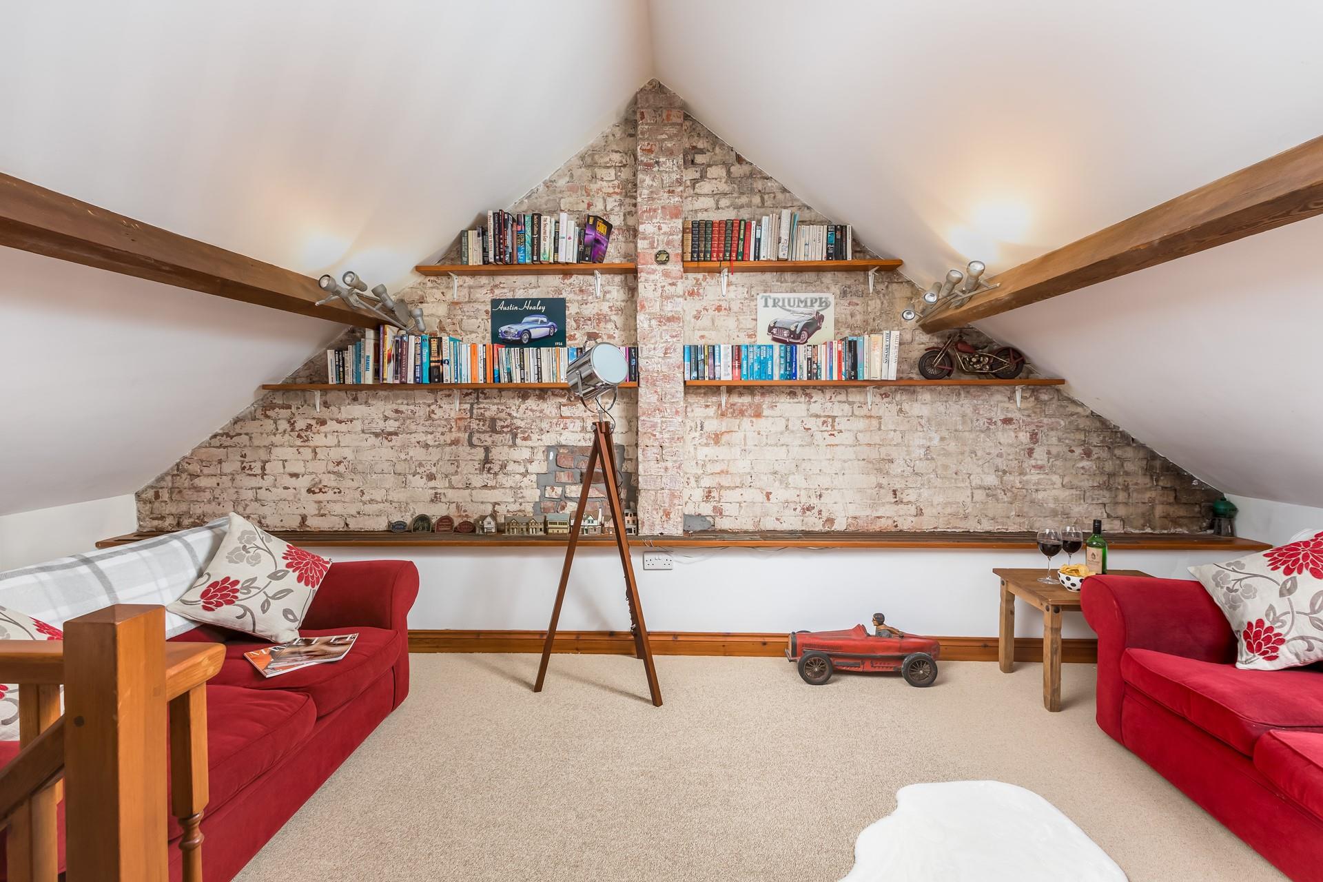 The kids will love the snug area, a chance to play away from the adults.