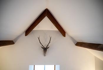 Fields Barn features charming countryside touches.