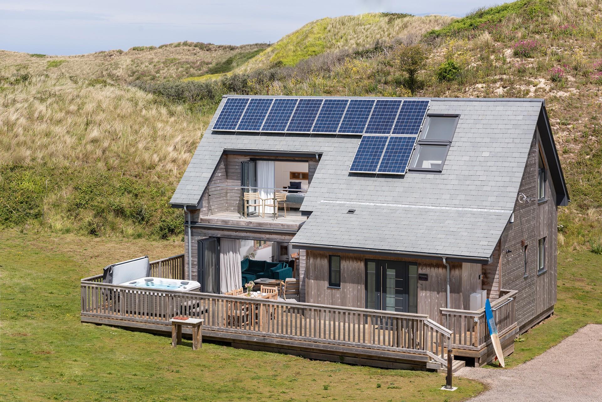 Enjoy holidays by the sea at this eco-friendly beach lodge.