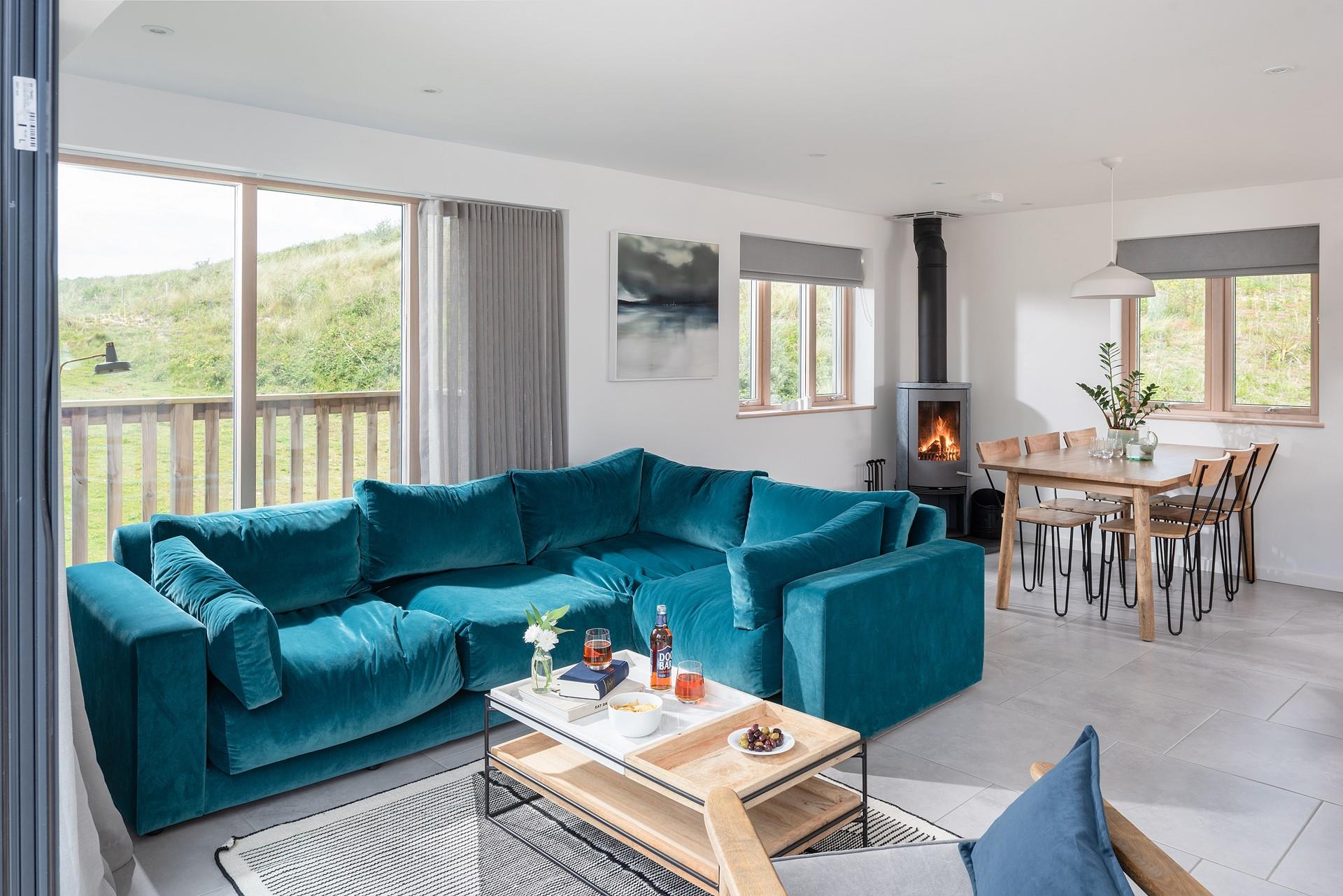 Warm by the woodburner after bracing winter coastal hikes. 