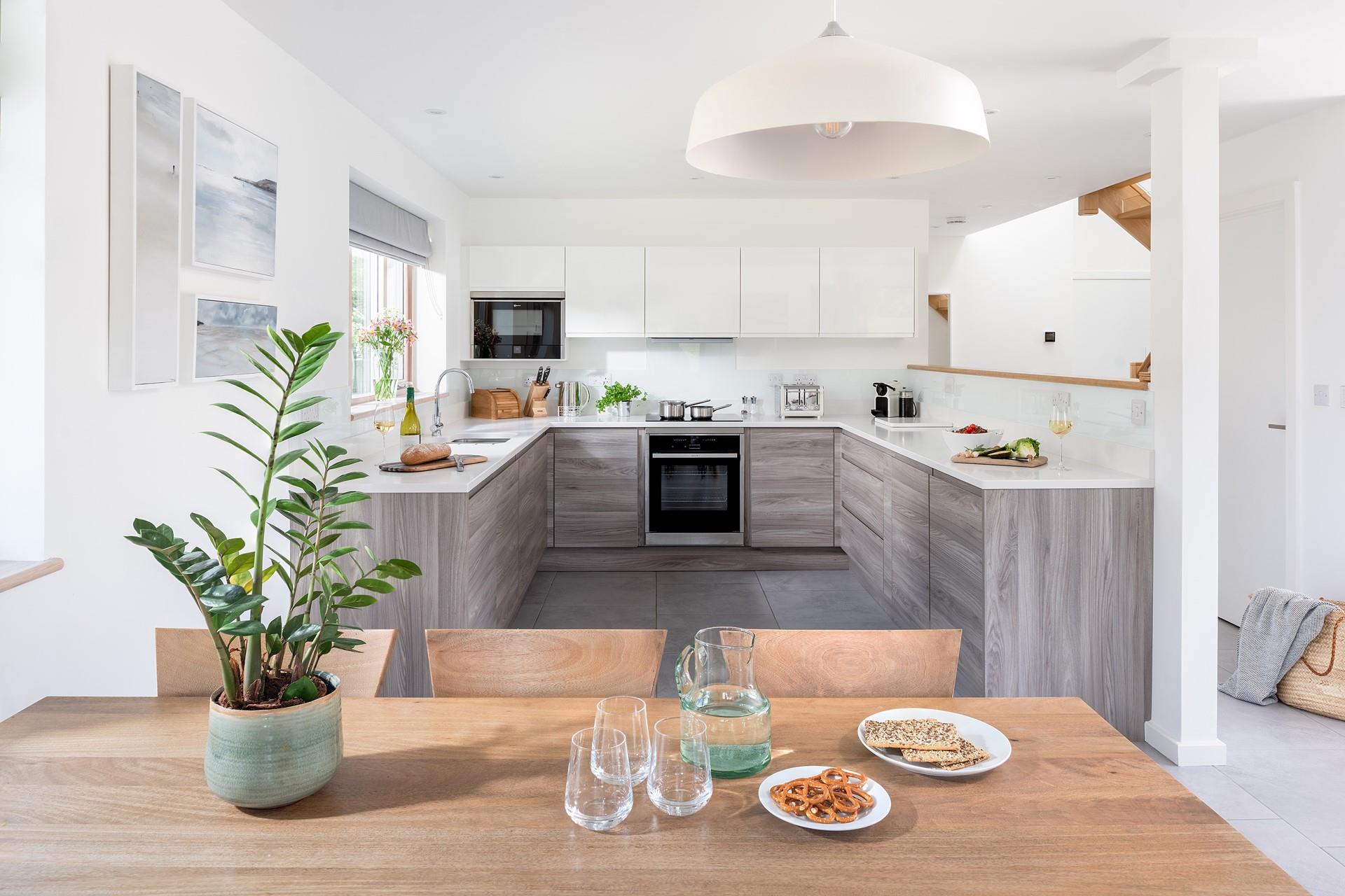 Rustle up a delicious meal and then gather around the table to enjoy it together.