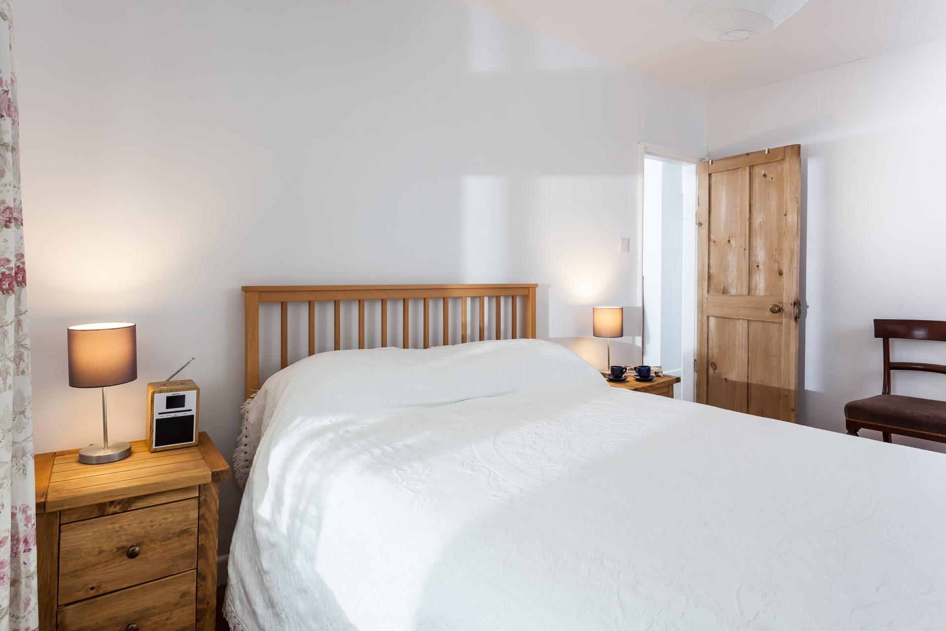 Climb into the soft sheets and drift off for a dreamy night's sleep.