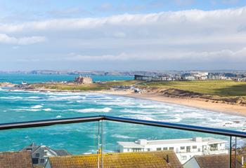 In winter months you can storm watch from the comfort of your living room.