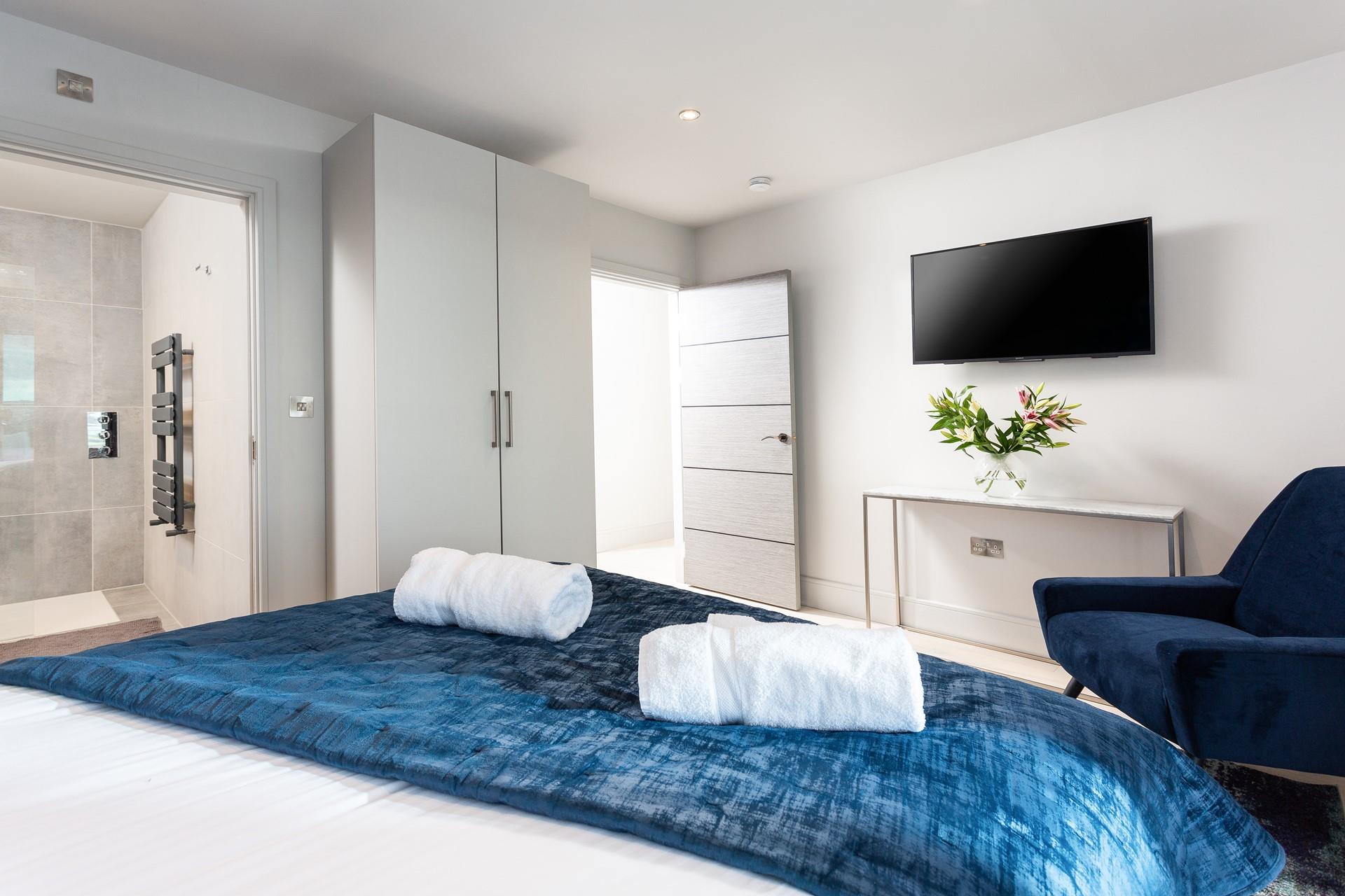 Snuggle into bed and put a good film on the TV for a cosy night in.