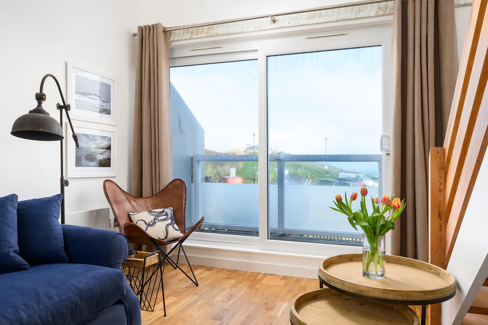 The perfect place to cosy up with a good book, or to simply watch the waves come in from the distance. 